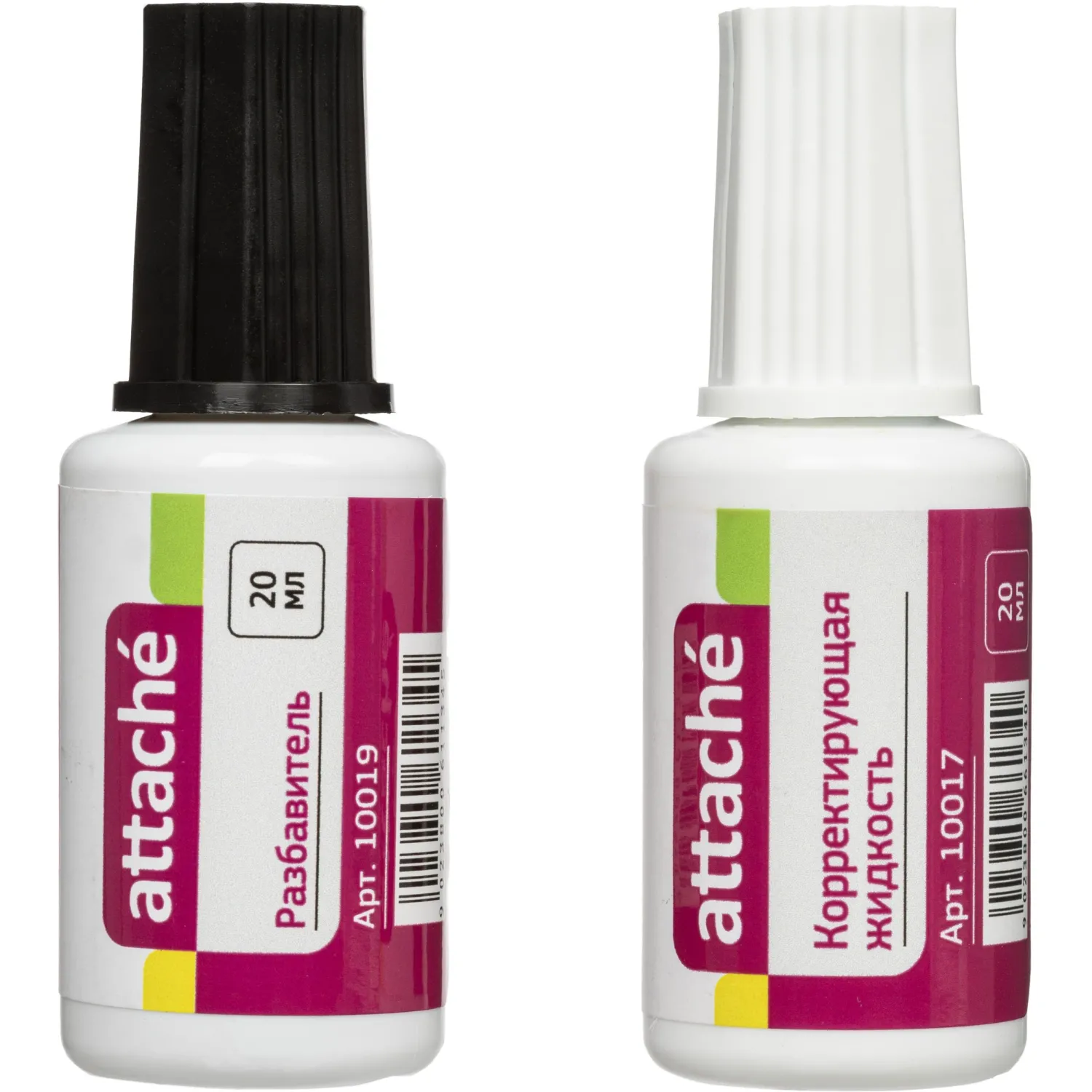 Корректирующая жидкость и разбавитель набор 20мл х 2 ATTACHE &#039;62134 - фото 2