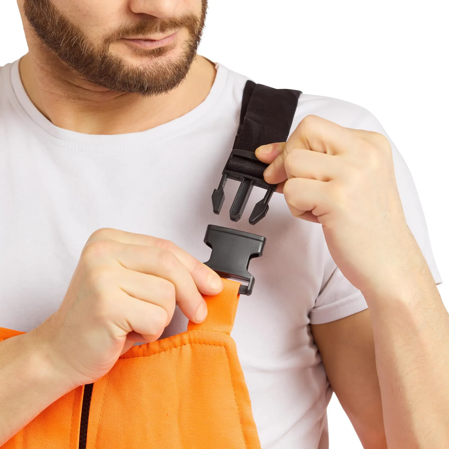 Костюм зимний муж. зд01-КПК оранж./черн. (р.44-46) 182-188 - фото 11