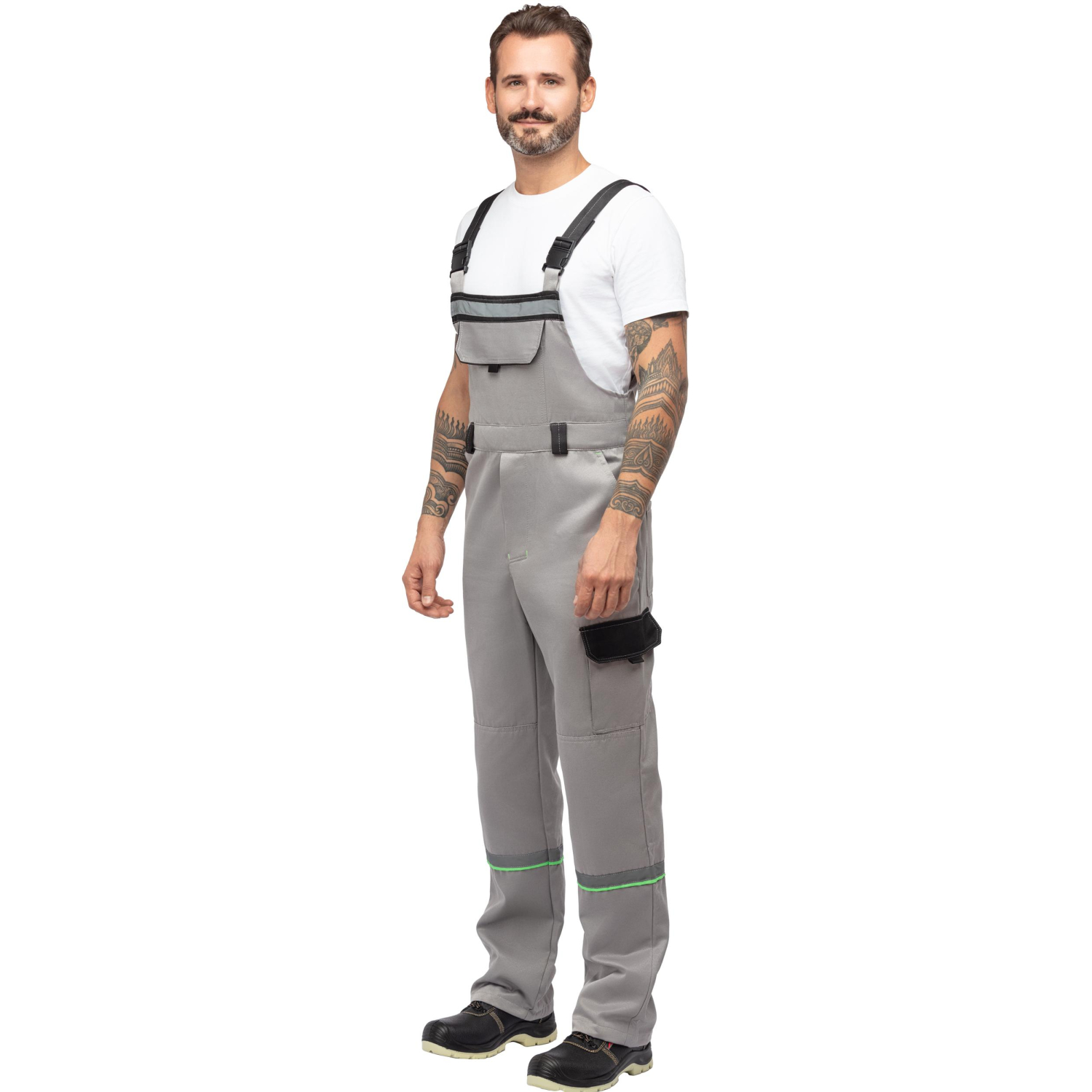 Костюм рабочий летний муж. л26-КПК сер/черн (р.48-50) 182-188 Костюм рабочий летний муж. л26-КПК сер/черн (р.48-50) 182-188 - фото 6