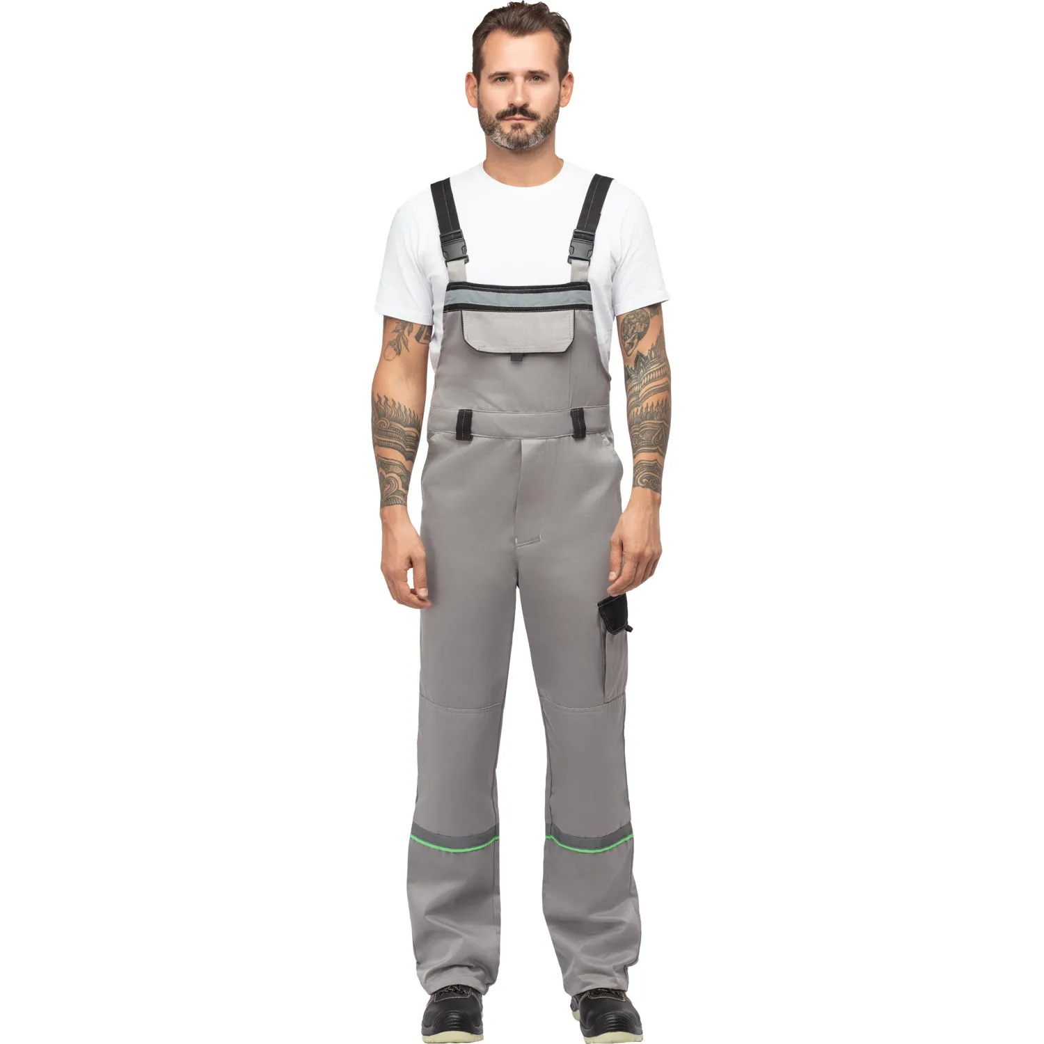 Костюм рабочий летний муж. л26-КПК сер/черн (р.64-66) 182-188 Костюм рабочий летний муж. л26-КПК сер/черн (р.64-66) 182-188 - фото 5