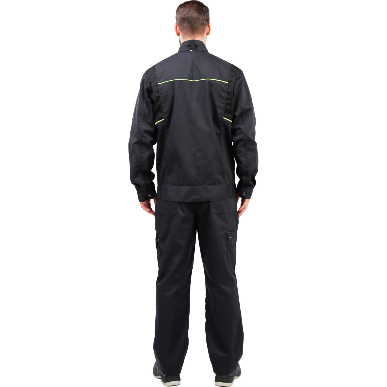 Брюки муж. л27-БР т.сер/черн 48-50/182-188 - фото 7