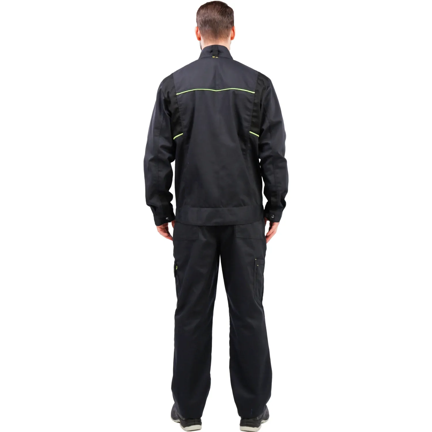 Брюки лет муж л27 т.сер/чер 104-108/182-188 - фото 7