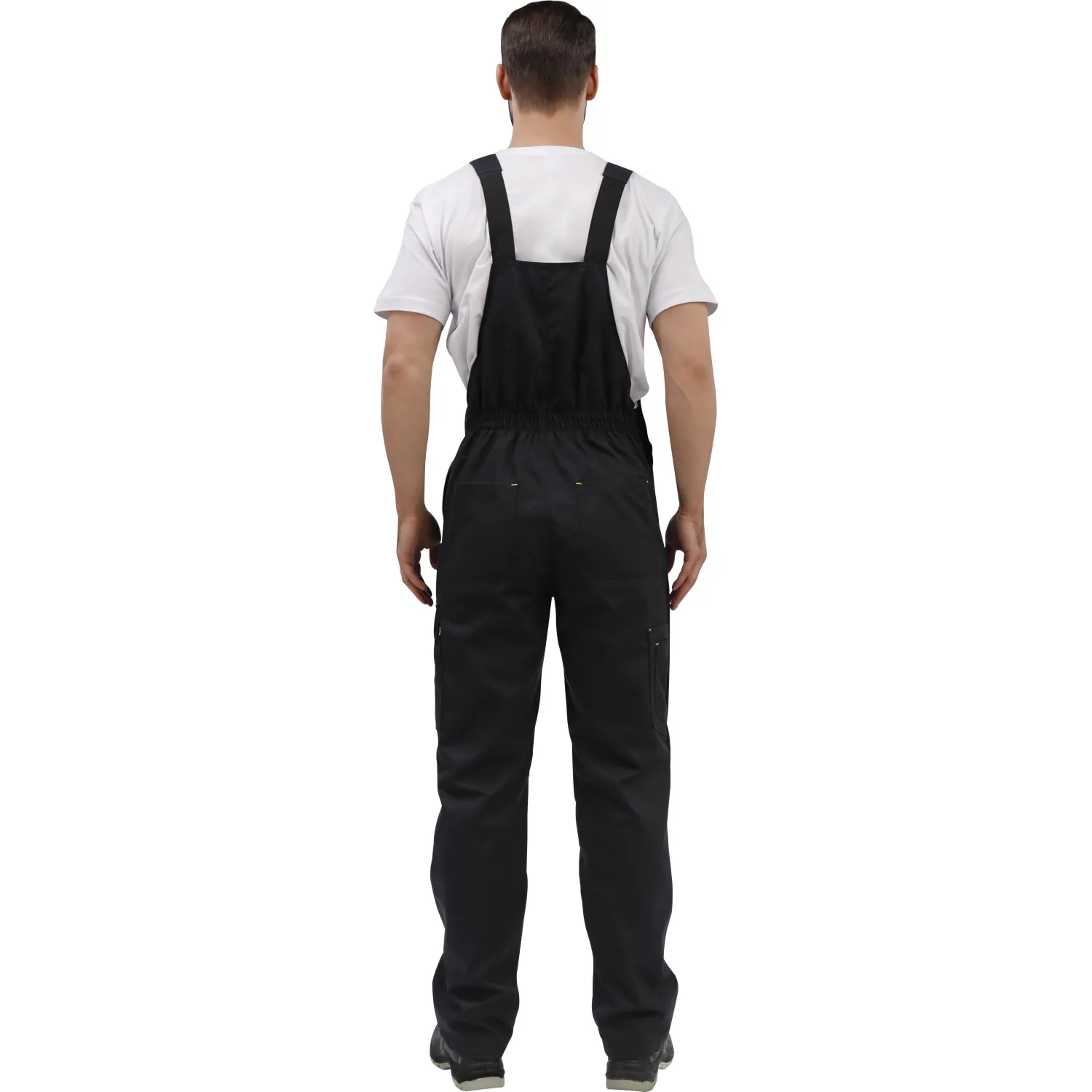 Полукомбинезон лет муж л27 т.сер/чер 88-92/182-188 - фото 2