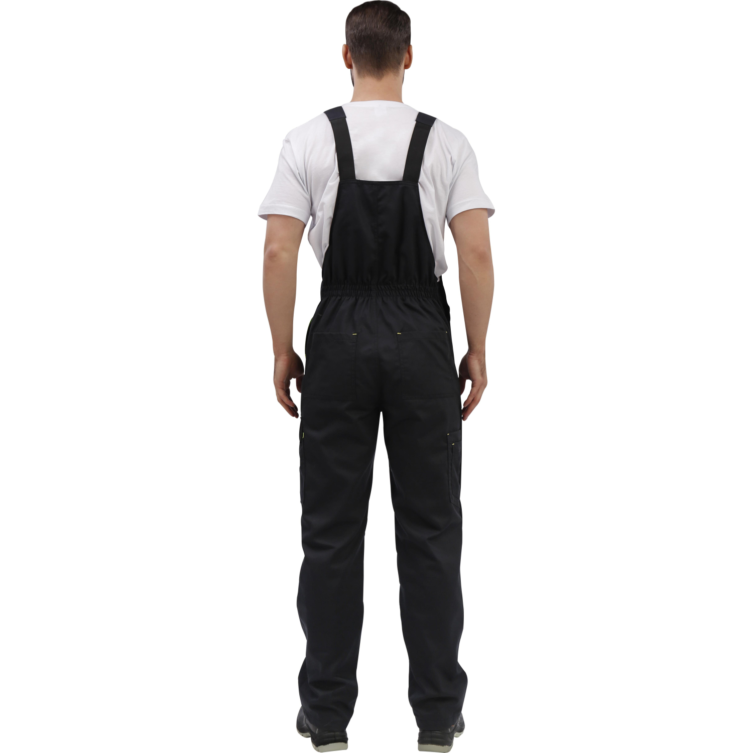 Полукомбинезон лет муж л27 т.сер/чер 96-100/182-188 - фото 2