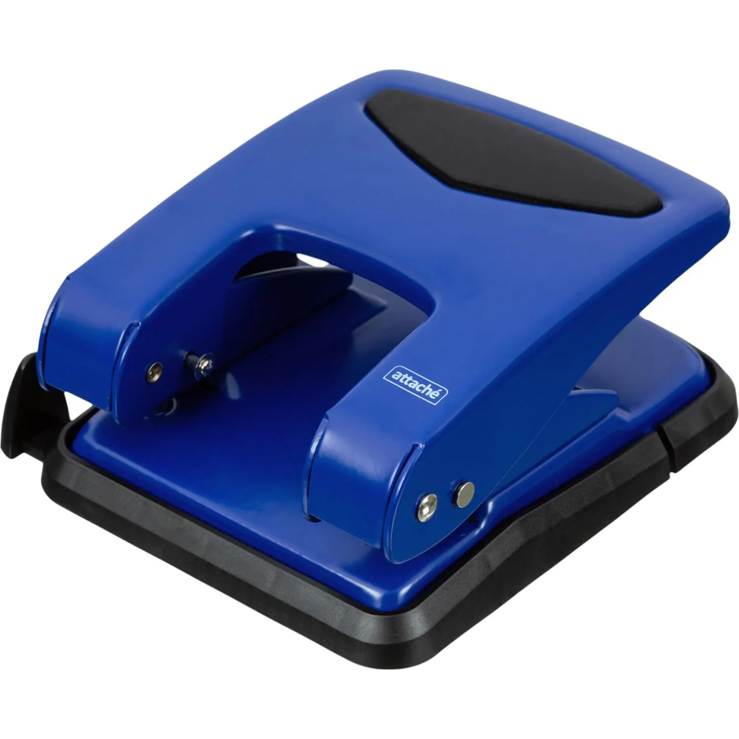 Дырокол Attache до 50 листов, с блокиратором, металлич., синий Дырокол Attache до 50 листов, с блокиратором, металлич., синий - фото 3
