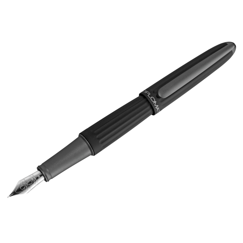 Ручка перьевая DIPLOMAT Aero black F синий D40301023 - фото 5