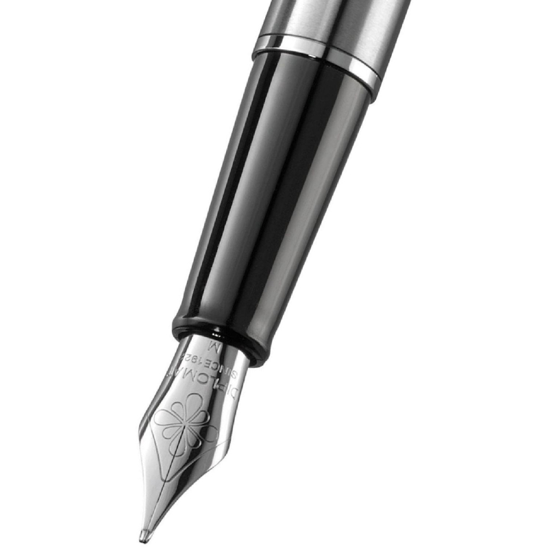 Ручка перьевая DIPLOMAT Traveller stainless steel F синий D10057495 - фото 3