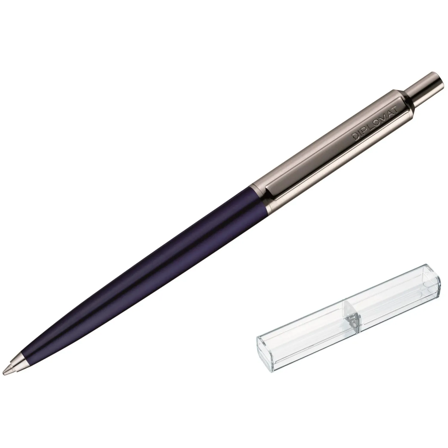 Ручка шариковая автоматическая DIPLOMAT Equipment blue синий D10542991 - фото 2