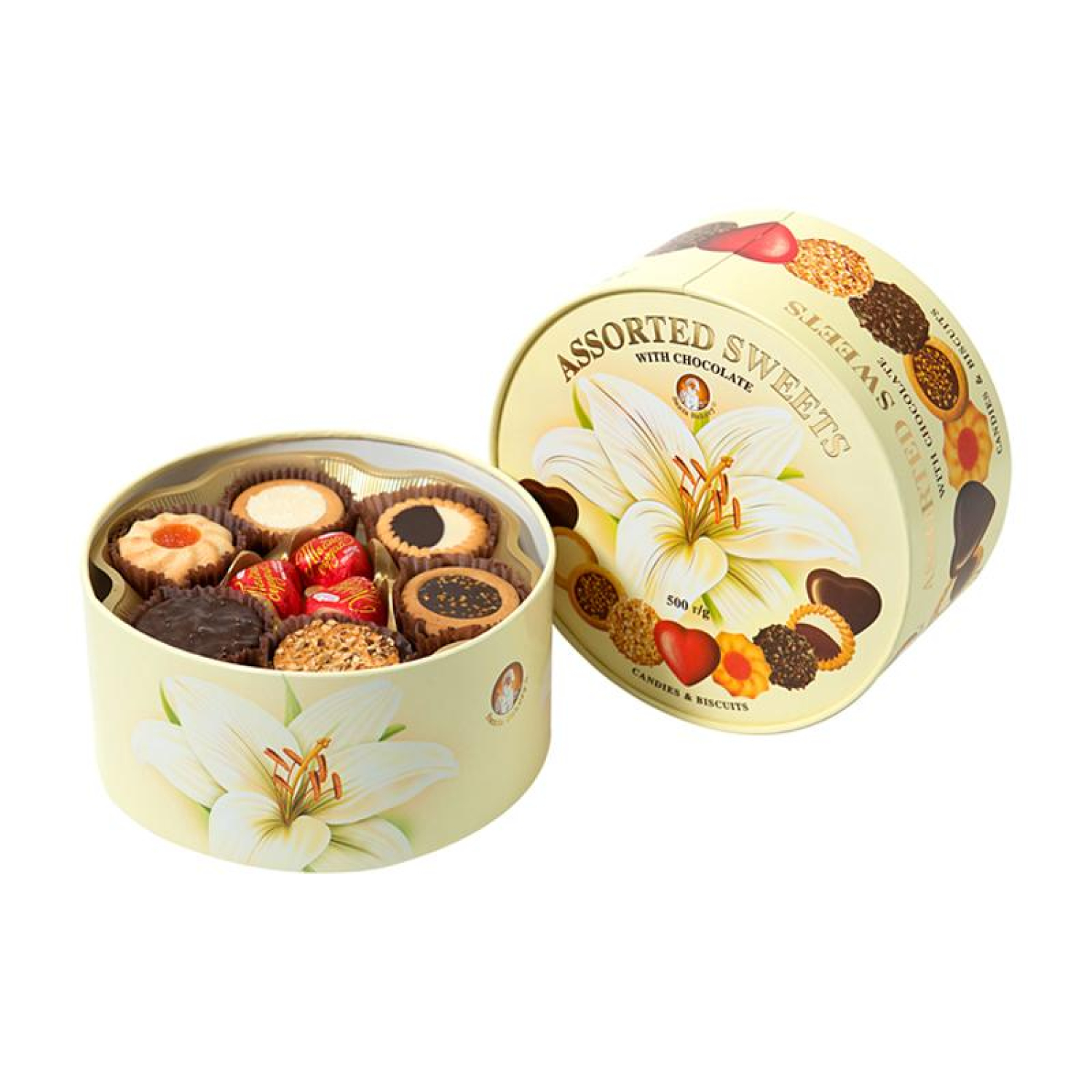 Набор печенья и шоколадных конфет SANTA BAKERY, в подарочной упаковке, 500 г, 98 Набор печенья и шоколадных конфет SANTA BAKERY, в подарочной упаковке, 500 г, 98 - фото 3