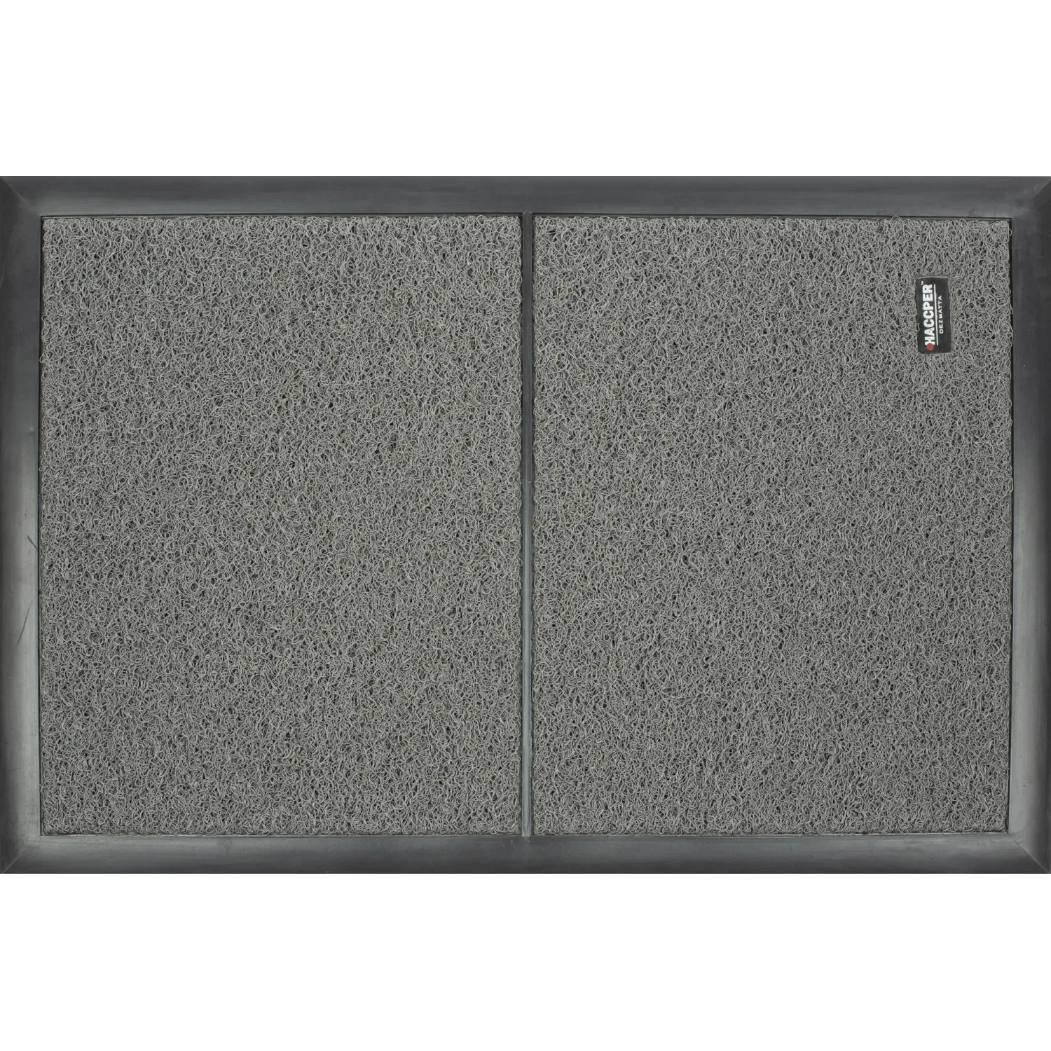 Коврик HACCPER Dezmatta с основой 95х64см серый dez6090 - фото 1