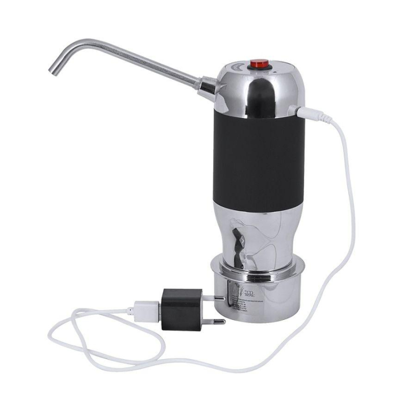 Помпа Ecotronic PLR-200 black Аккумуляторная помпа для воды. USB-адаптер. - фото 2