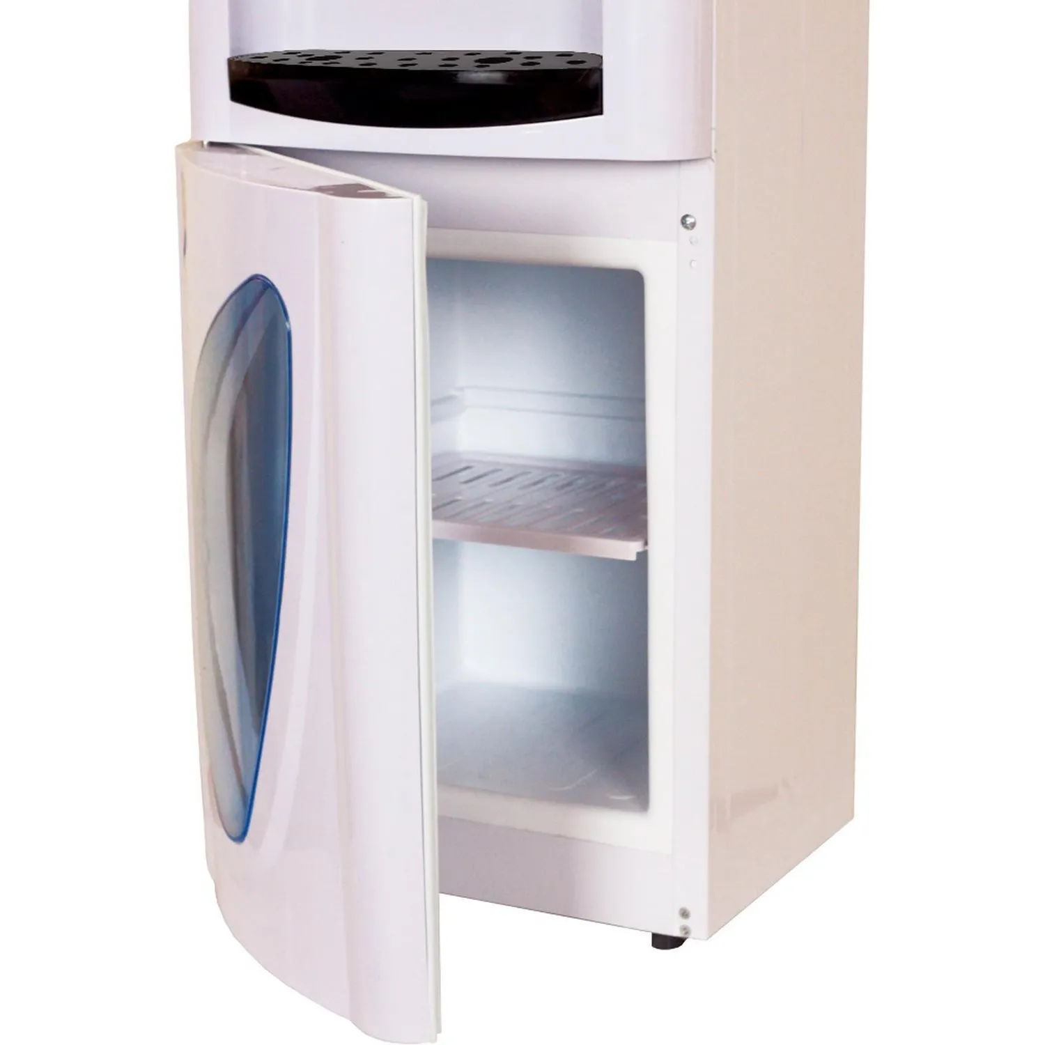 Кулер для воды Aqua Work 0.7LDR (бело-черный), эл.охл, нажим кружкой - фото 3