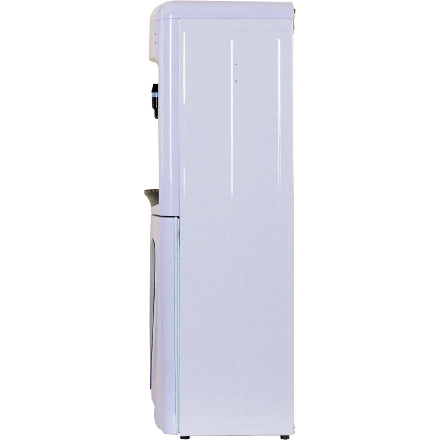 Кулер для воды Aqua Work 0.7LDR (бело-черный), эл.охл, нажим кружкой - фото 4