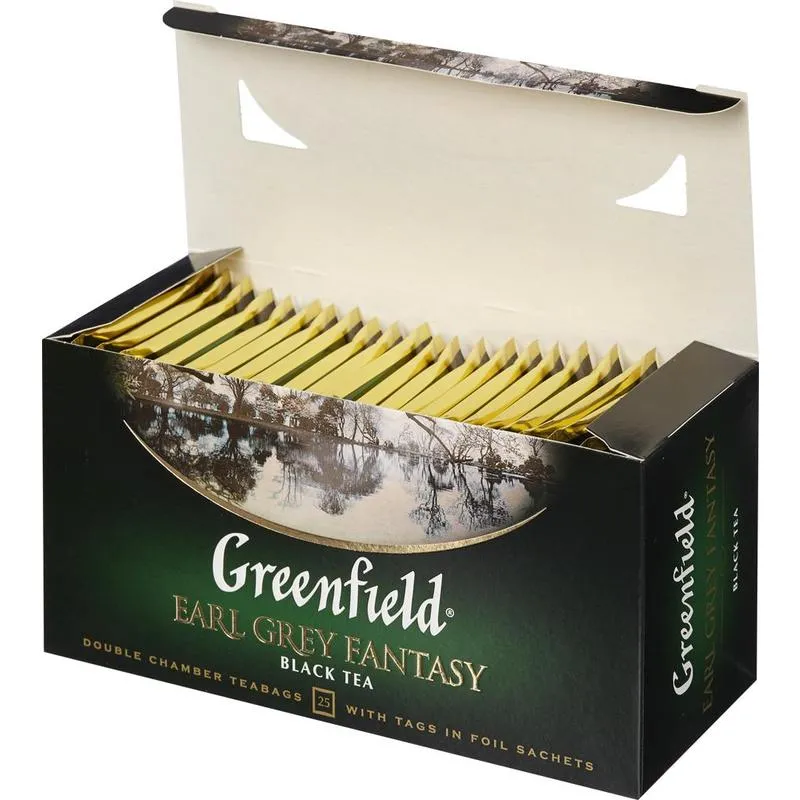 Чай Greenfield Earl Grey Fantasy черный фольгир.25пак/уп 0427-10,251025 - фото 2