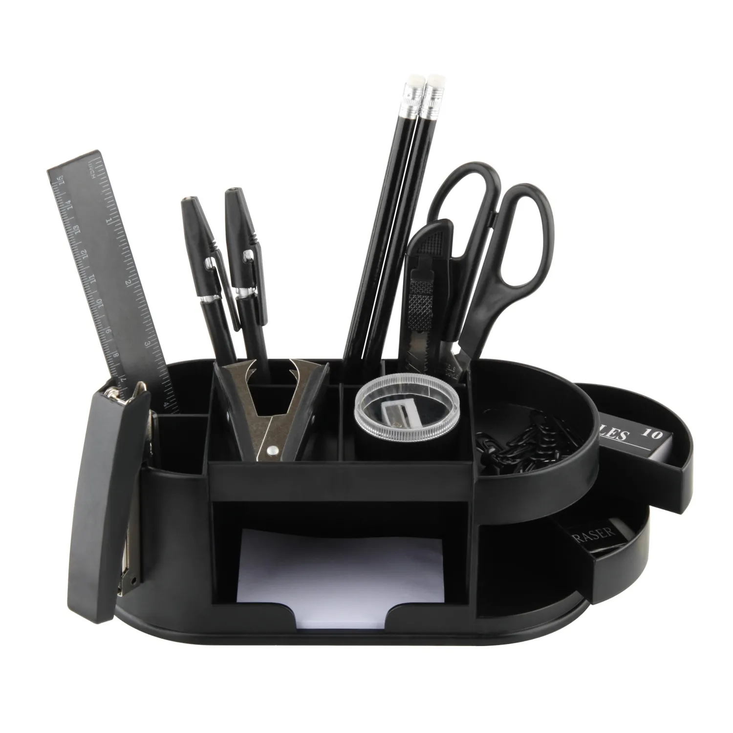 Набор настольный Attache 16 предметов черный - фото 1