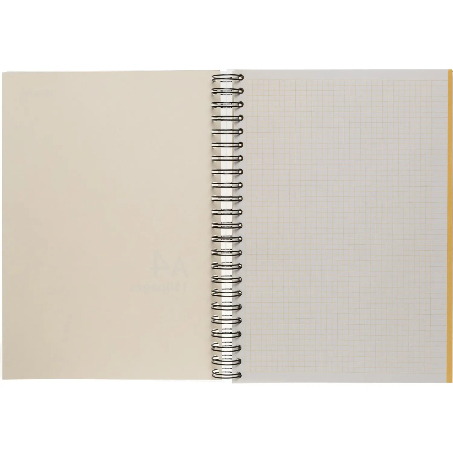 Бизнес-тетрадь А4,150л,кл,плас.спир.Attache Selection SPRING BOOK жел 84232 - фото 6