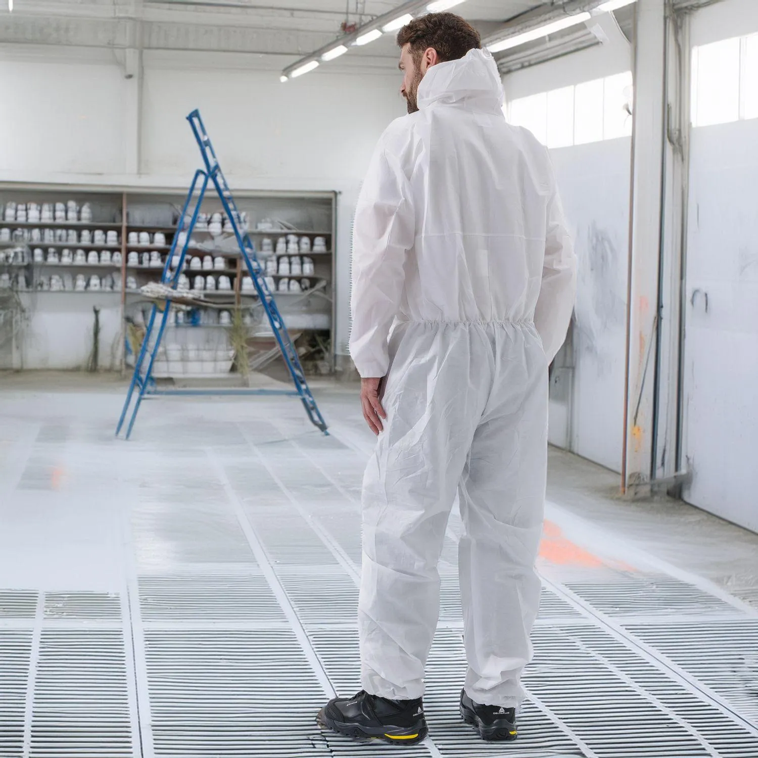 Комбинезон одноразовый с кап DELTA PLUS DT215 белый р-р М (DT215TM) - фото 9