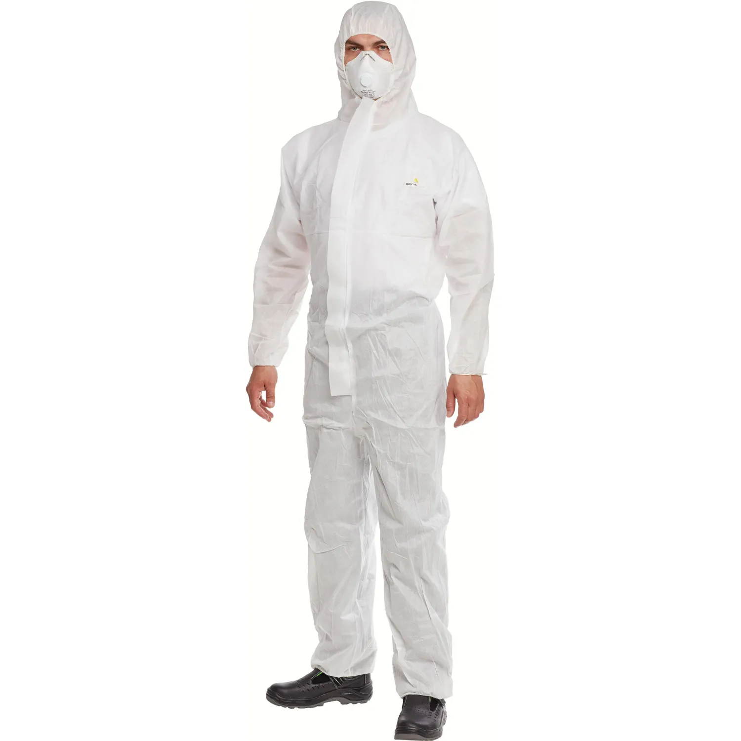 Комбинезон одноразовый с кап DELTA PLUS DT215 белый р-р L (DT215GT) - фото 3