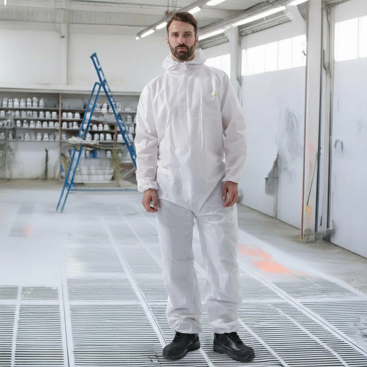 Комбинезон одноразовый с кап DELTA PLUS DT215 белый р-р L (DT215GT) - фото 6