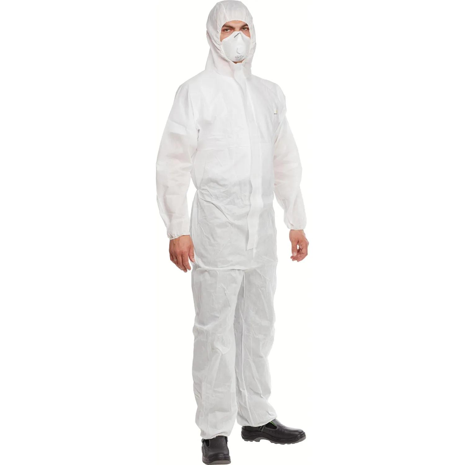 Комбинезон одноразовый с кап DELTA PLUS DT215 белый р-р XL (DT215XG) - фото 2