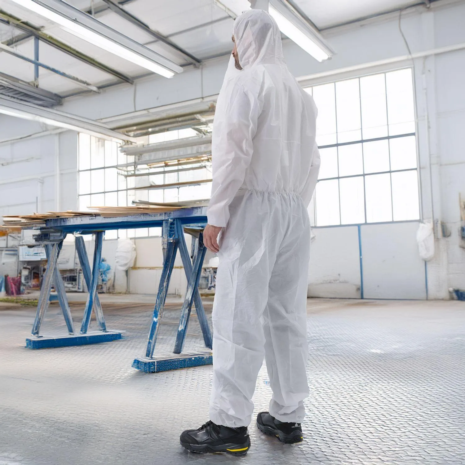 Комбинезон одноразовый с кап DELTA PLUS DT215 белый р-р XL (DT215XG) - фото 10