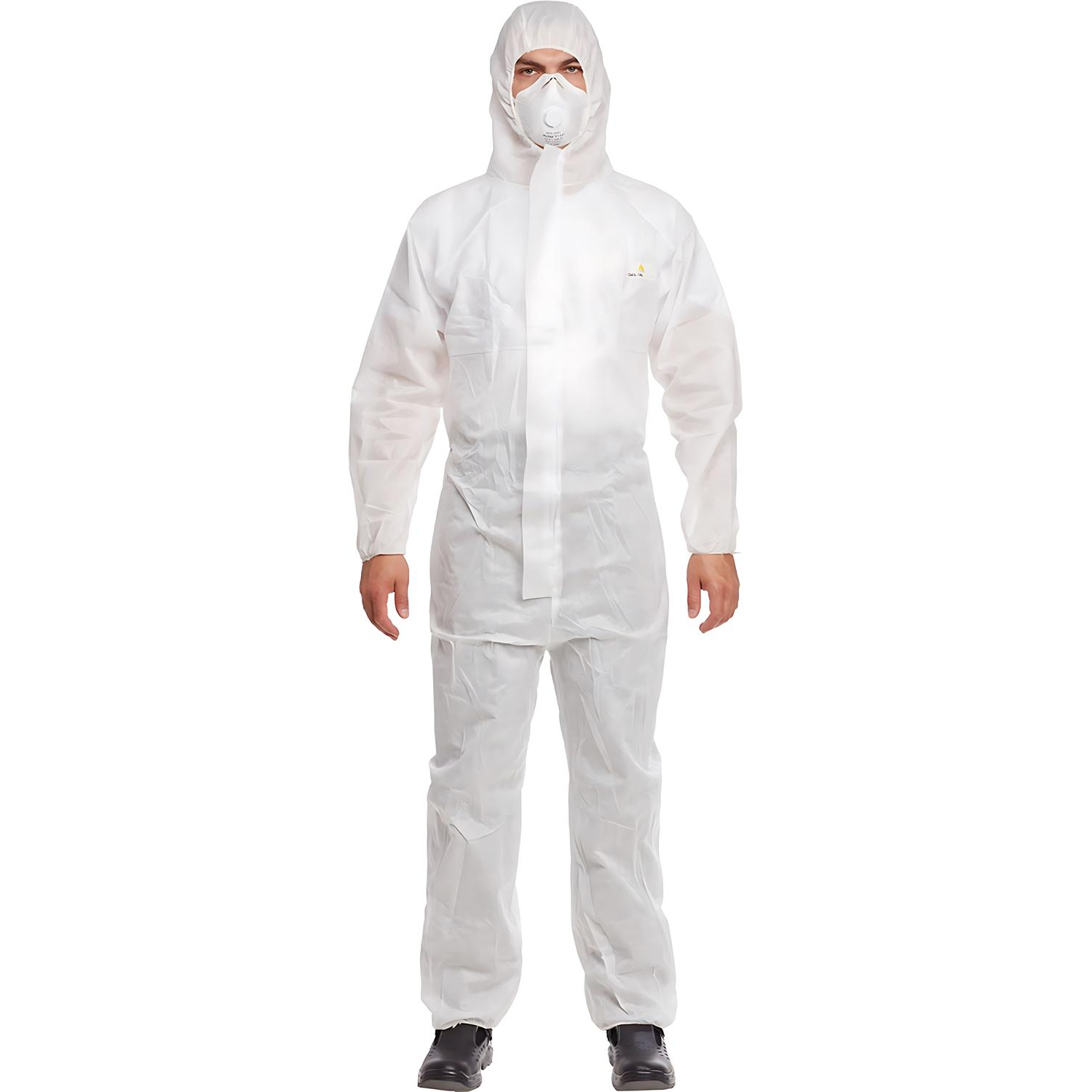 Комбинезон одноразовый с кап DELTA PLUS DT215 бел р-р XXL (DT215XX) - фото 3