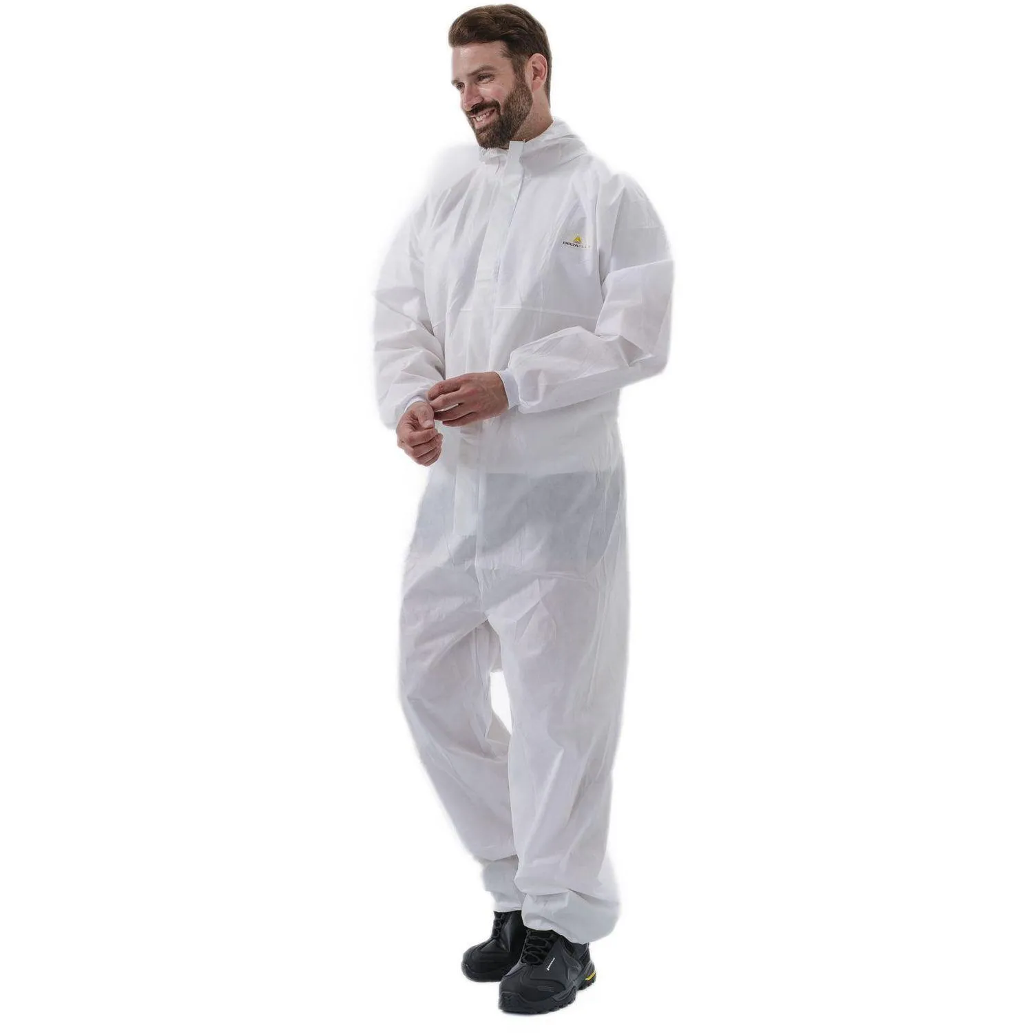 Комбинезон одноразовый с кап DELTA PLUS DT221 белый р-р М (DT221TM) - фото 2