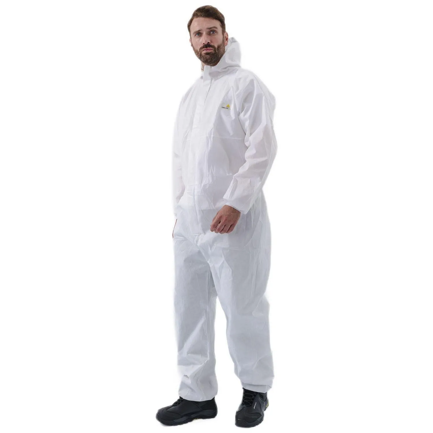 Комбинезон одноразовый с кап DELTA PLUS DT221 белый р-р М (DT221TM) - фото 4