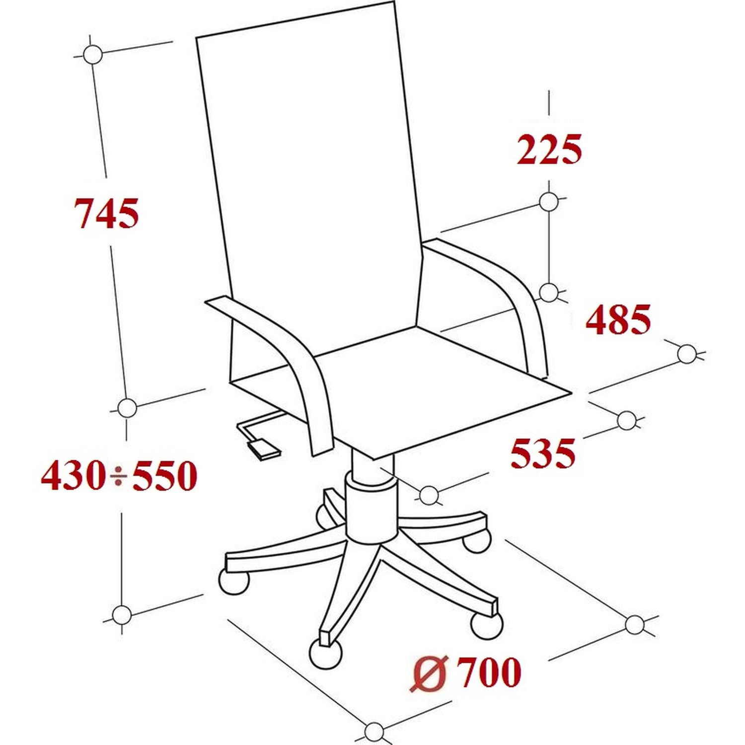 Кресло VB_Бюрократ KB-9N/BLACK ткань,сетка черный TW-01 TW-11, хром - фото 5