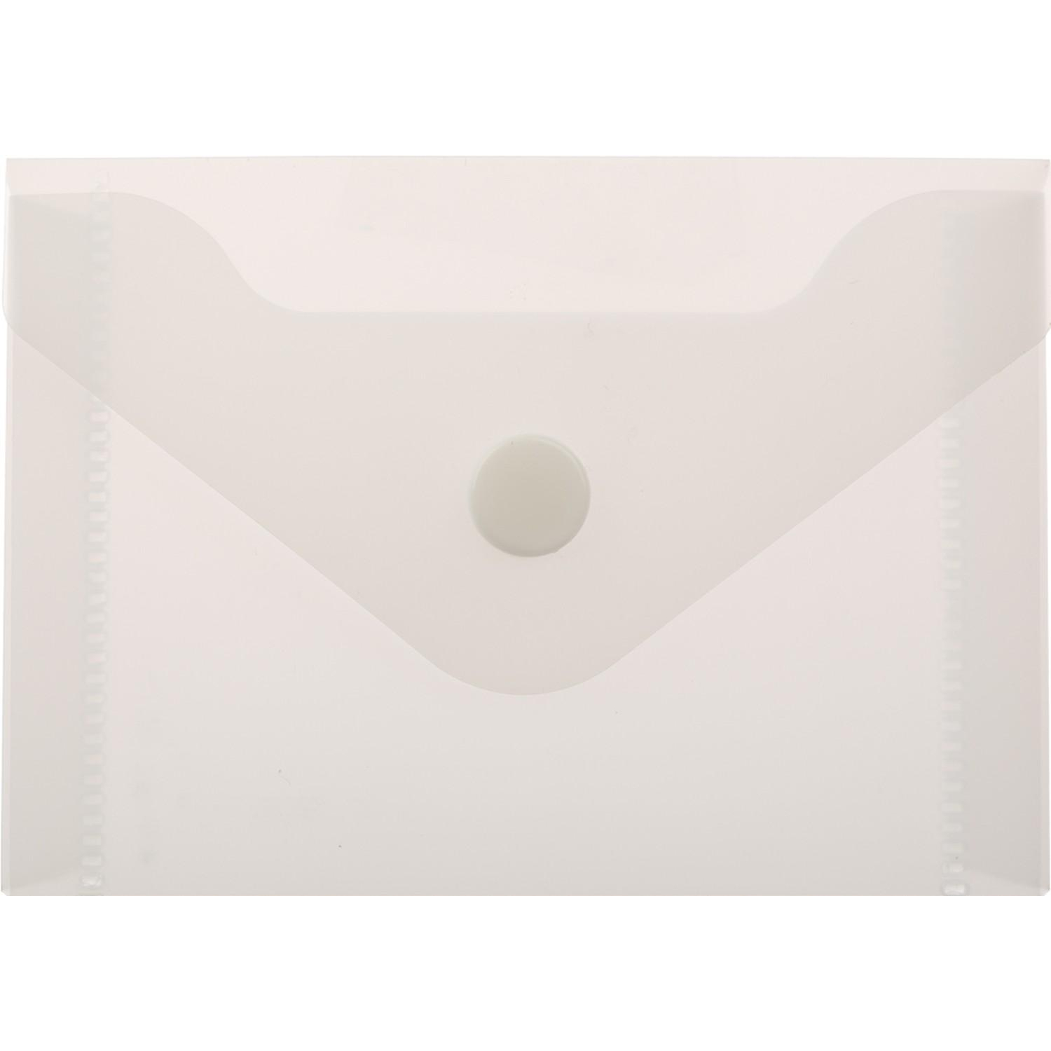 Папка-конверт на кнопке А7 105x74мм 180 мкм  ассорти,Attache  20шт.уп - фото 3