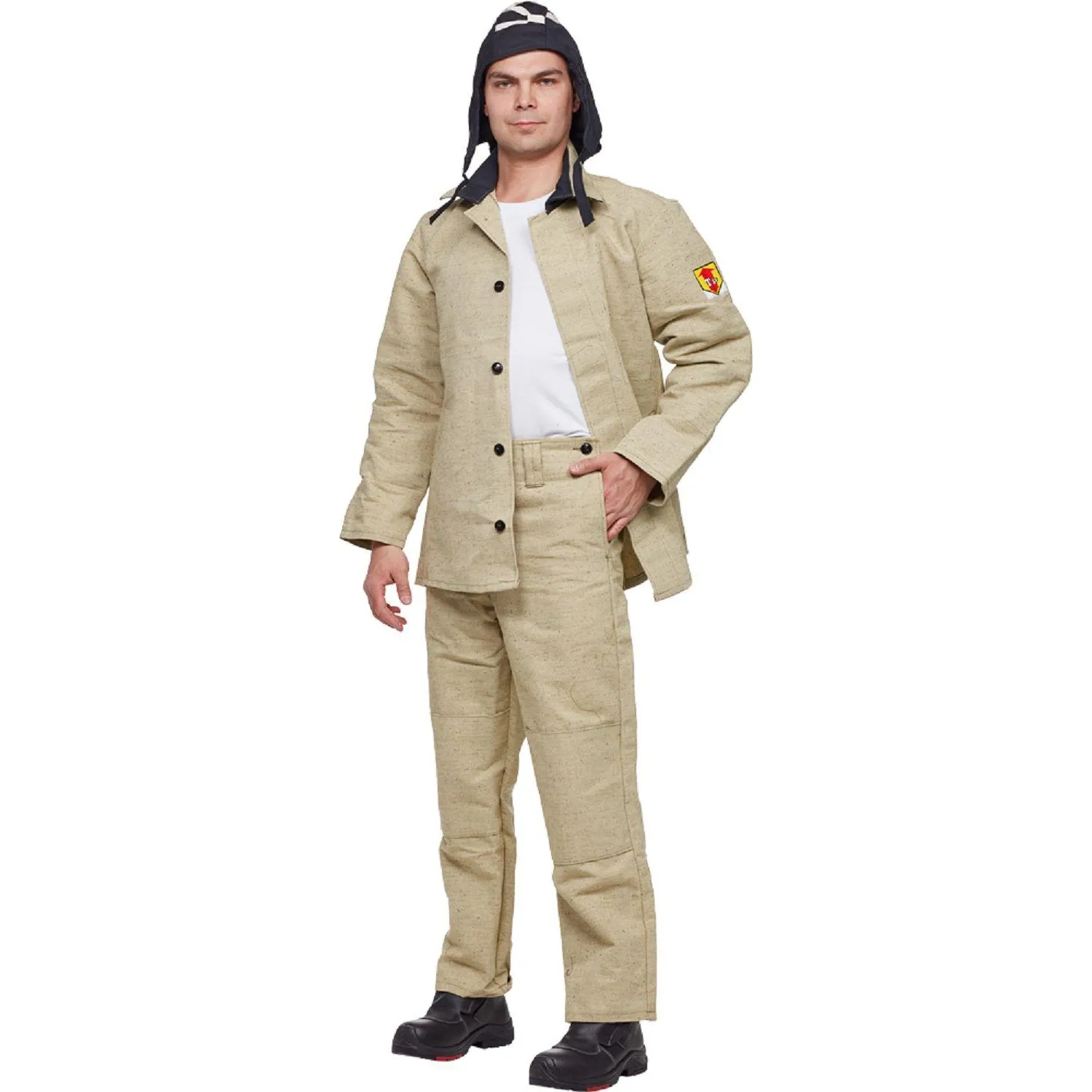 Костюм сварщика брезентовый КБР (арт.КС02) 44-46/170-176 - фото 5