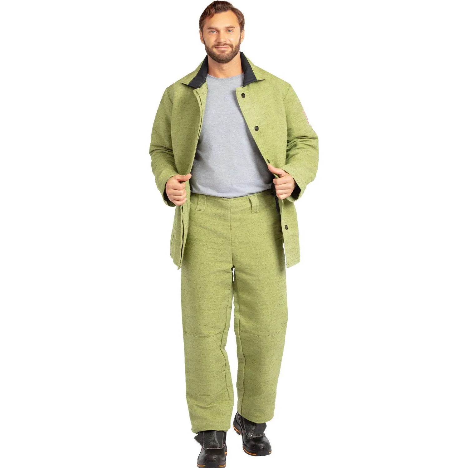 Костюм сварщика брезентовый КБР (арт.КС02) 56-58/170-176 - фото 7