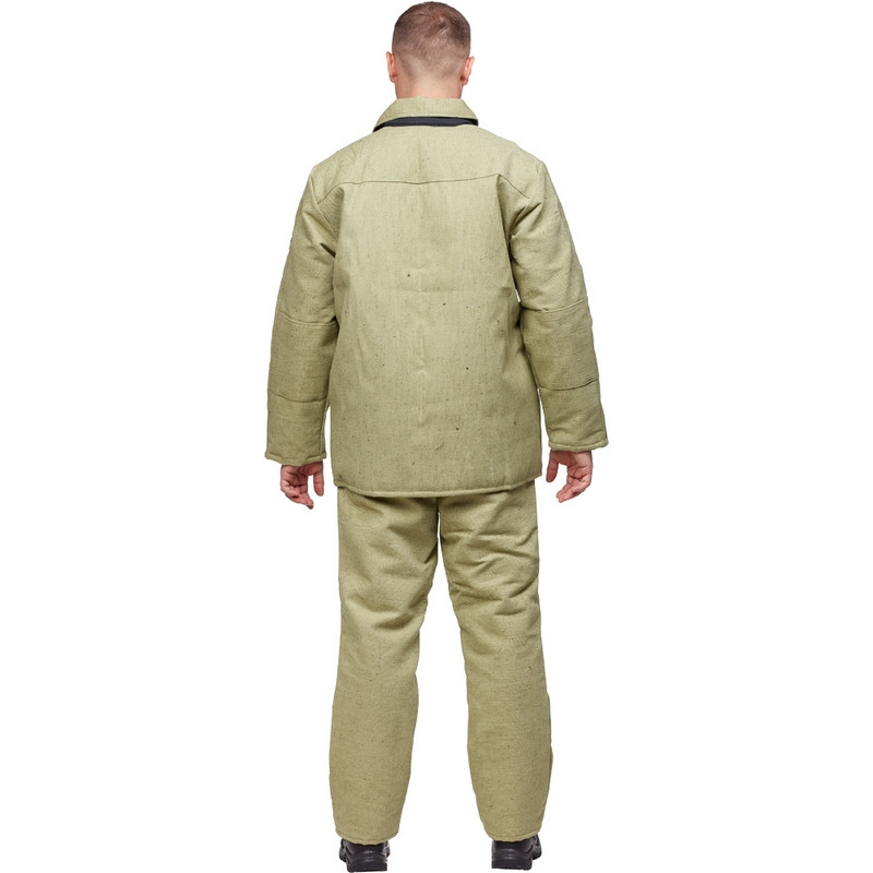 Костюм сварщика брезентовый утепл. кур/бр (модель КС02ПР) (48-50) 182-188 - фото 5