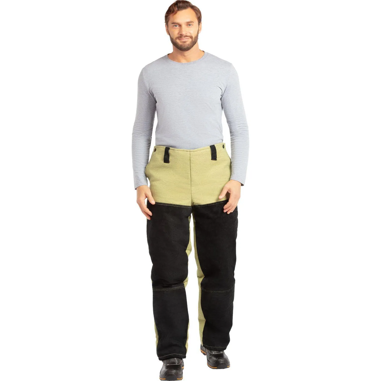 Костюм сварщика брезент+спилок утепл. КБР (арт. КС21ПР) 48-50/182-188 - фото 12