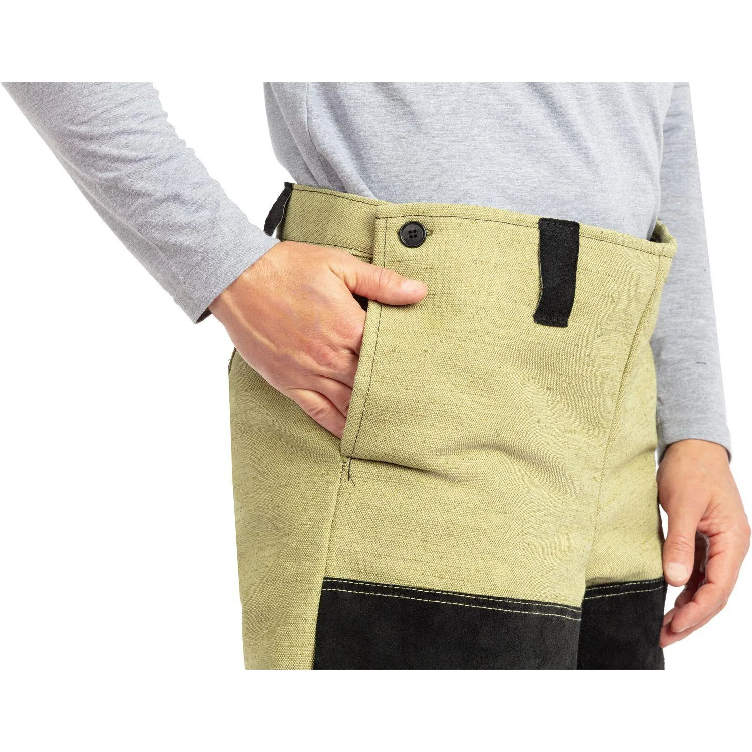 Костюм сварщика брезент+спилок утепл. КБР (арт. КС21ПР) 48-50/182-188 - фото 15