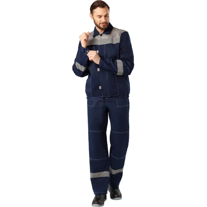 Костюм летний муж. л20-КБР синий/сер (р.48-50) 158-164 (Арсенал-СП) - фото 16