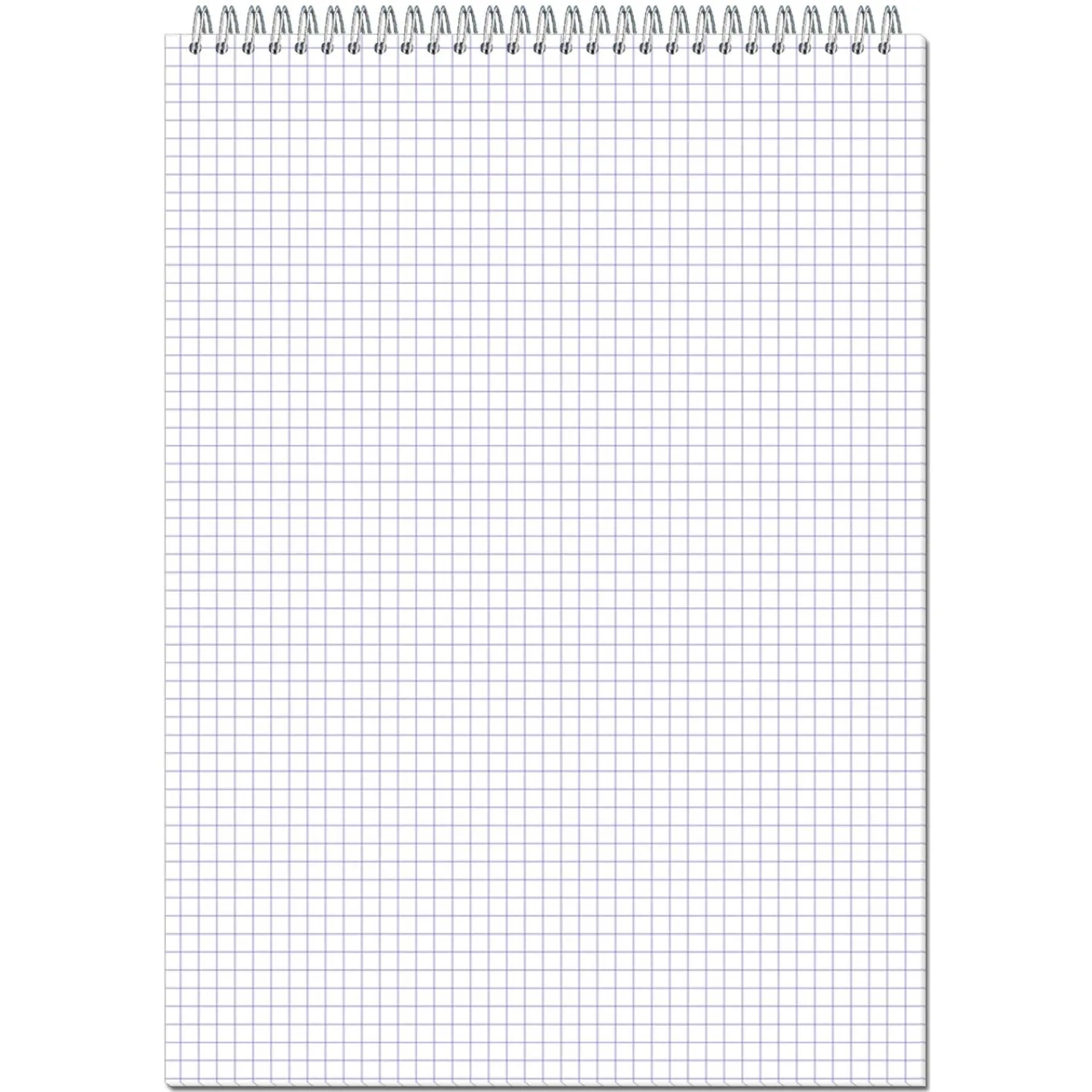 Блокнот А4,40л,клетка,метал.гребень,цв.обложка Стильный Офис 2931 - фото 2