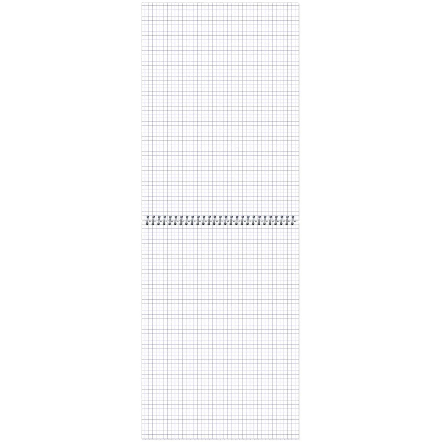 Блокнот А4,60л,клетка,метал.гребень,цв.обложка Стильный Офис 2933 - фото 3