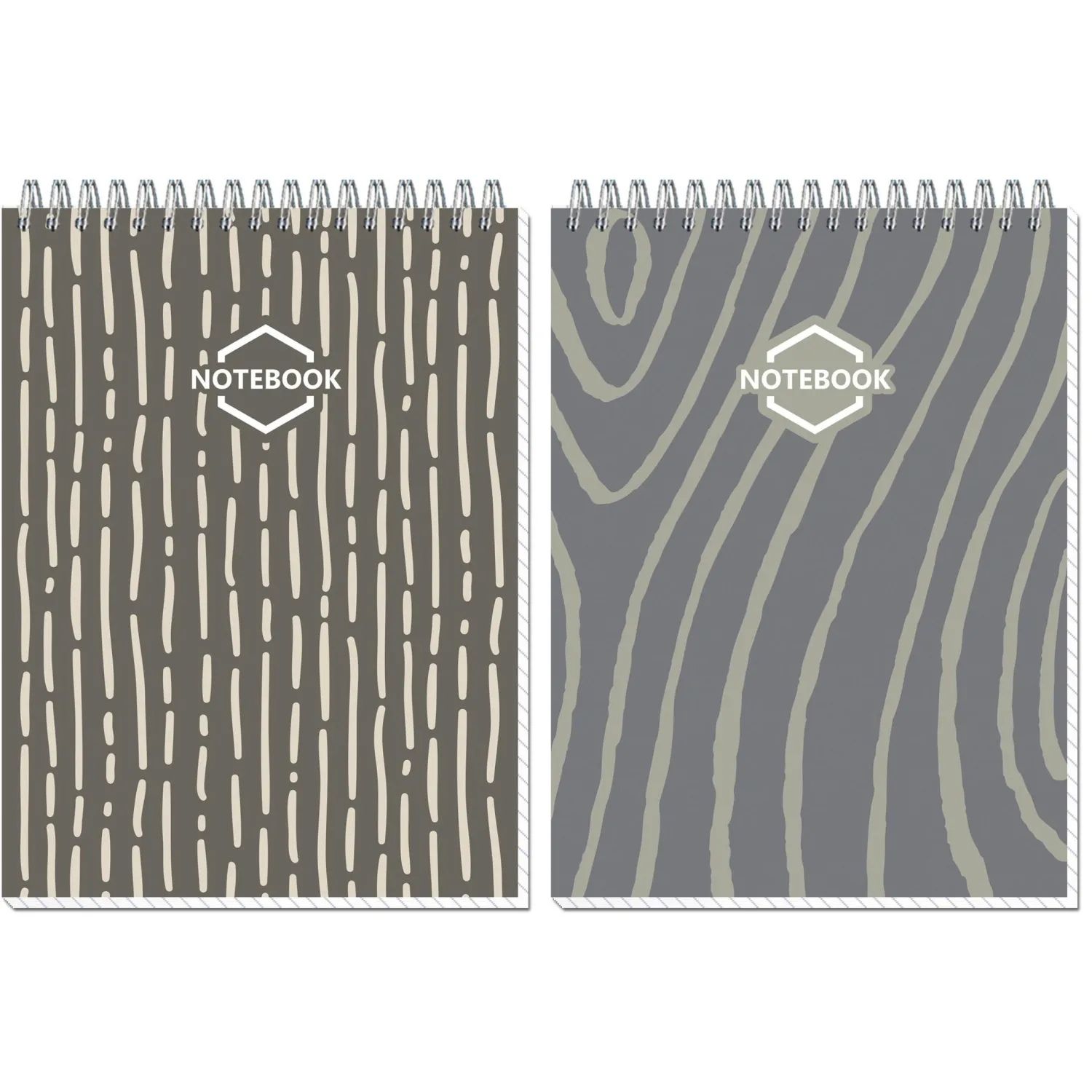 Блокнот А5,60л,клетка,метал.гребень,цв.обложка Стильный Офис 2741 в ассорт - фото 2