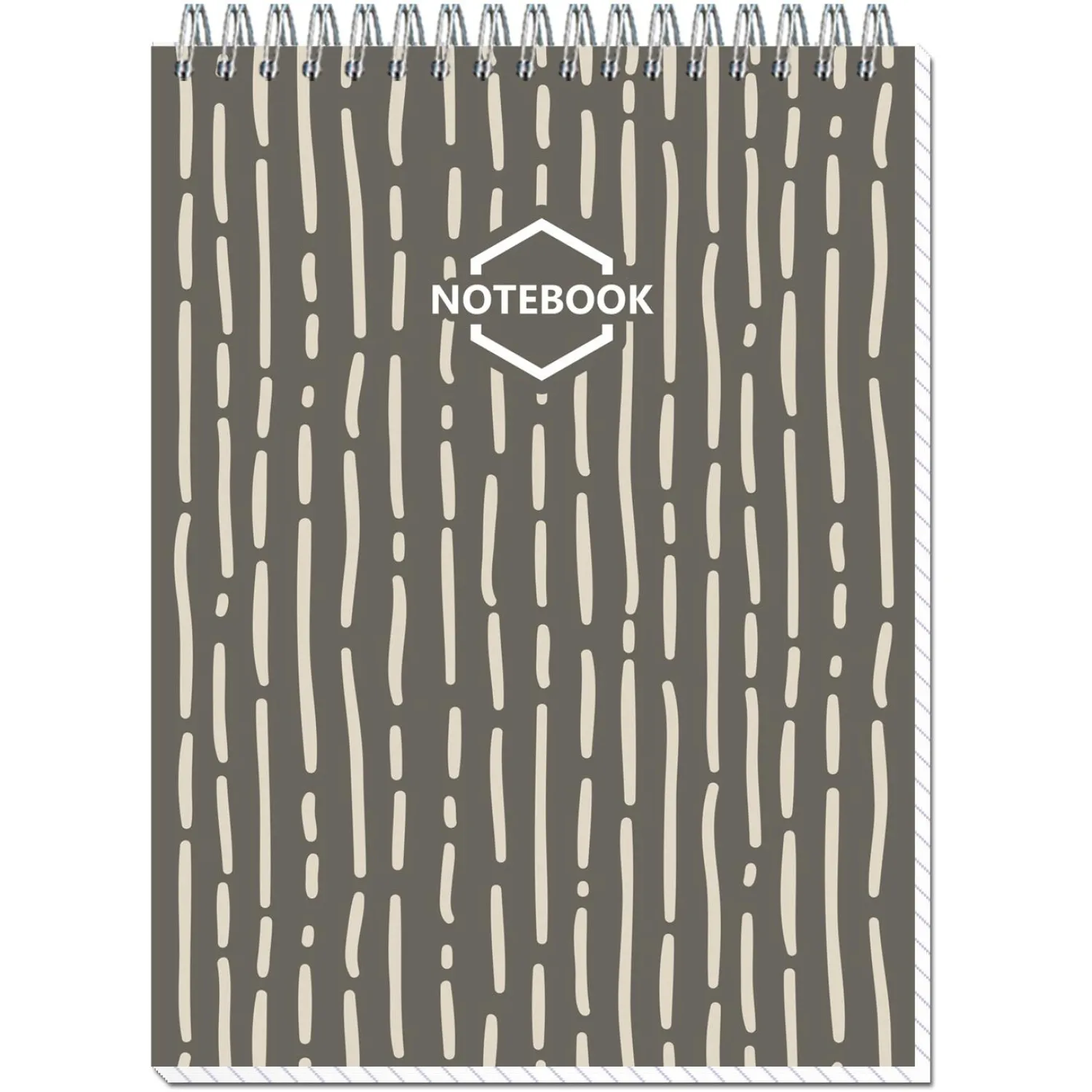 Блокнот А5,60л,клетка,метал.гребень,цв.обложка Стильный Офис 2741 в ассорт - фото 3