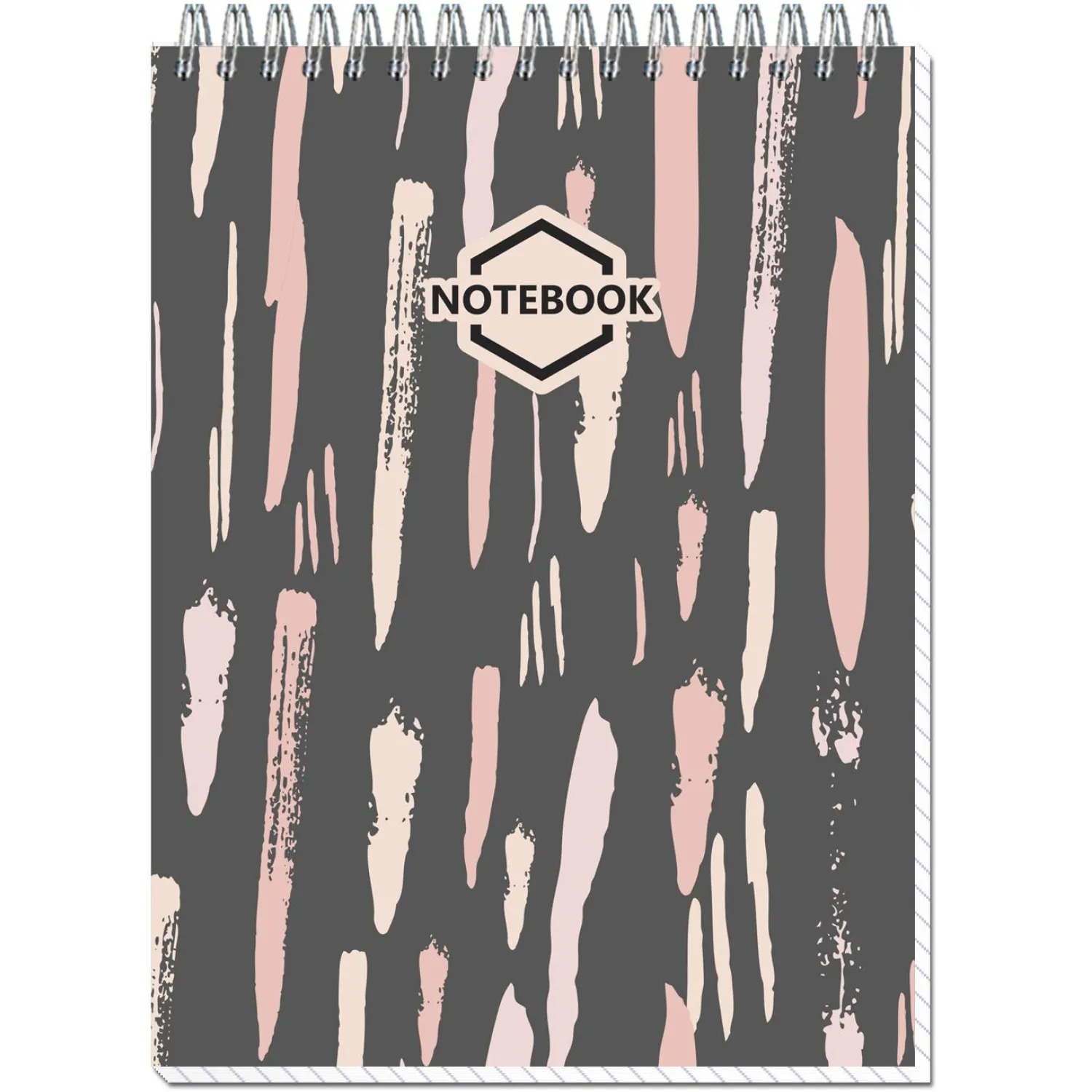 Блокнот А5,80л,клетка,метал.гребень,цв.обложка Стильный Офис 2737 в ассорт - фото 3