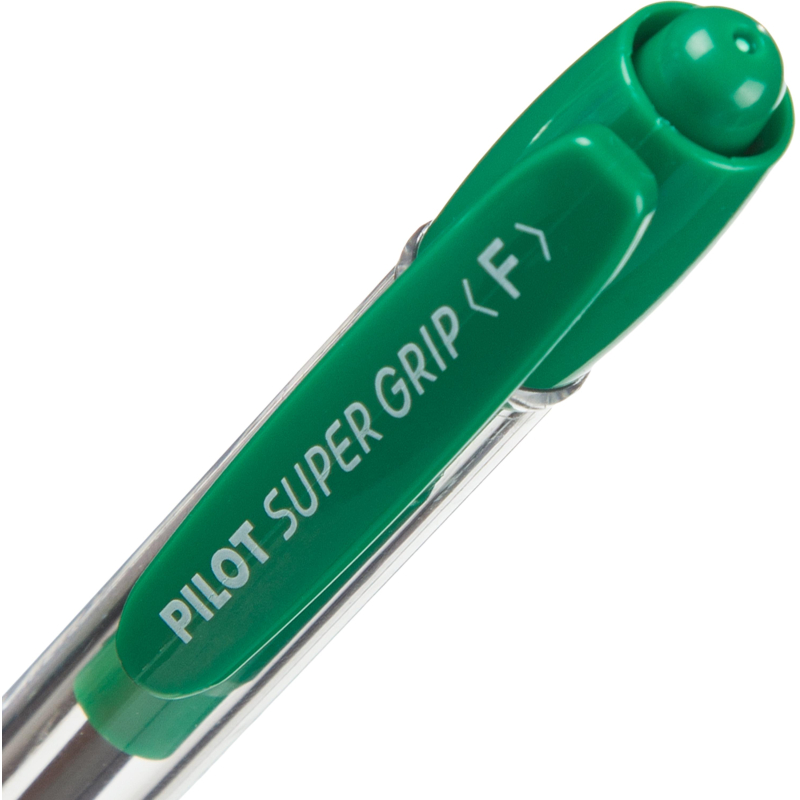 Ручка шариковая автомат. BPGP-10R-F G SUPER GRIP зеленого цвета - фото 3