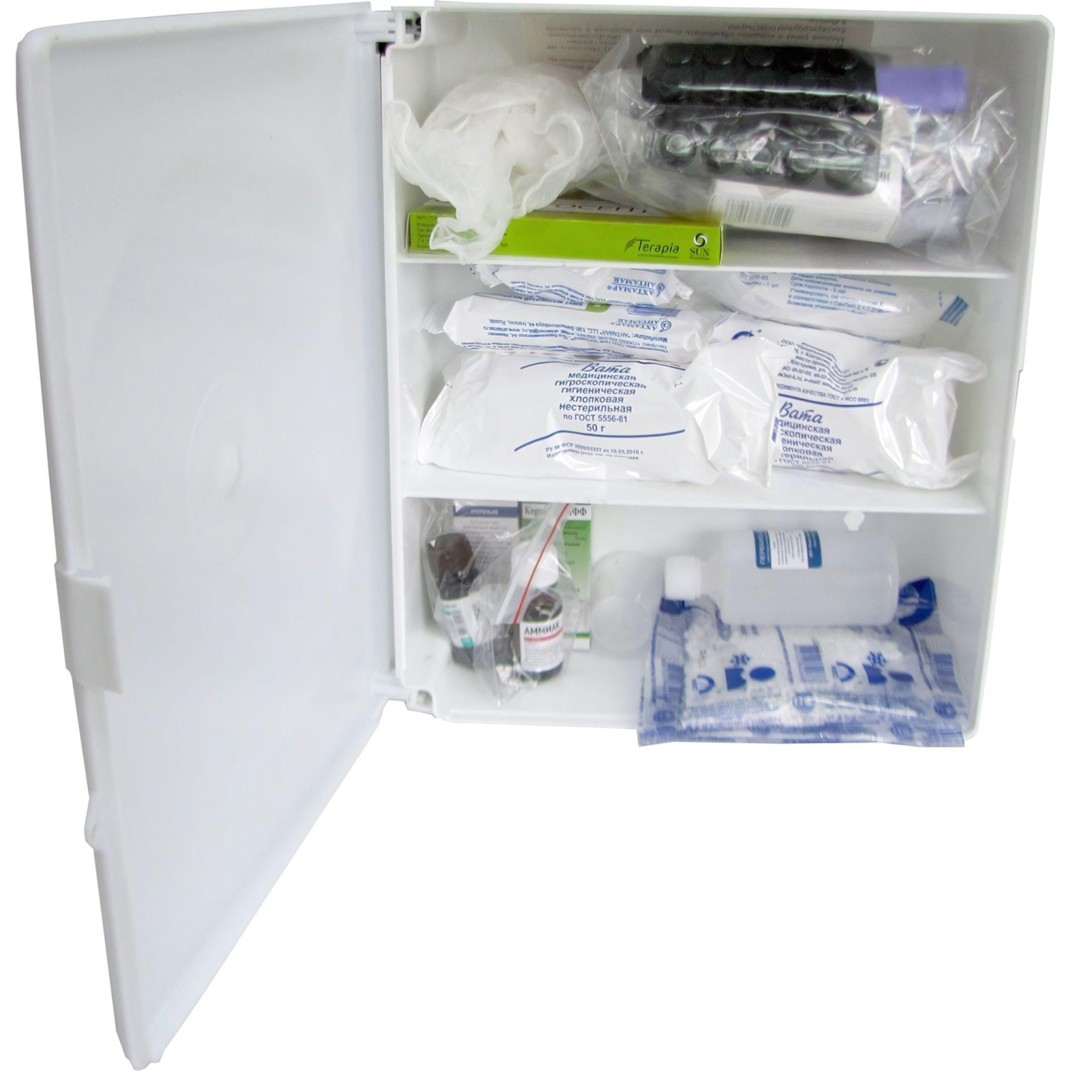 Аптечка первой помощи офисная ФЭСТ (до 30 человек) (пластиковый шкаф) № 5.4 - фото 3