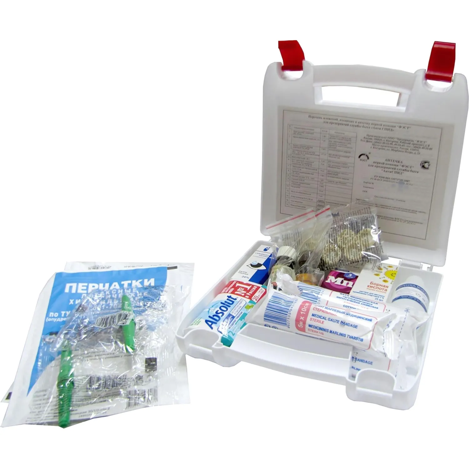 Аптечка первой помощи АнтиСПИД ФЭСТ (постановление №59) (полистирол) - фото 5