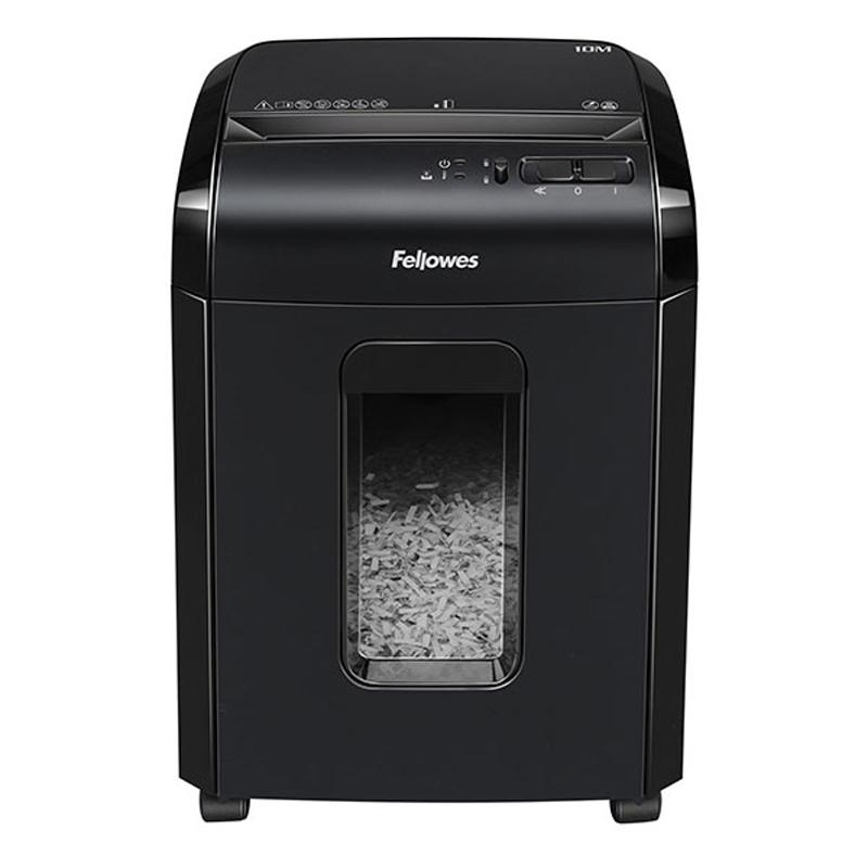 Шредер (уничтожитель) Fellowes Powershred 10M, 5ур.секр, 9лист, 19л - фото 2