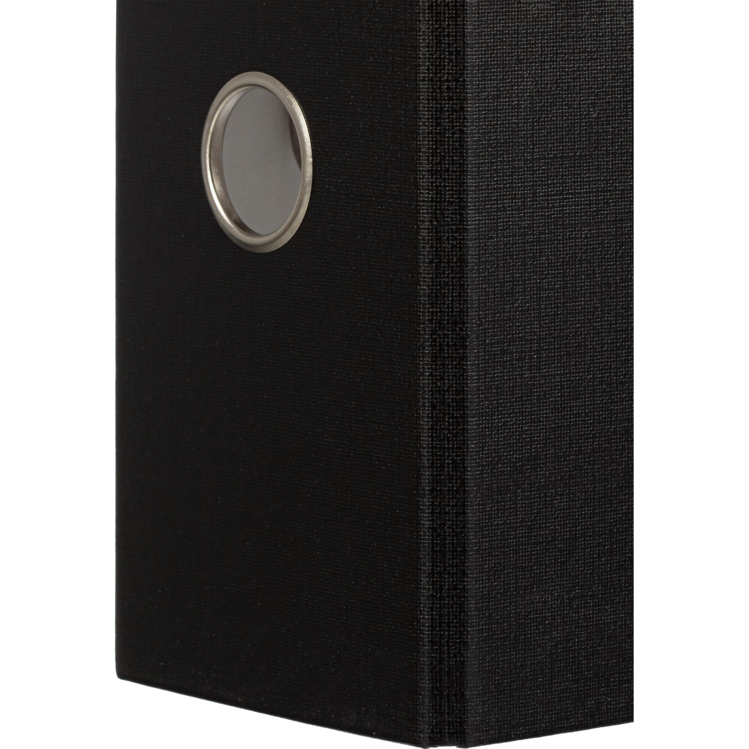 Папка-регистратор ,80 мм Элементари ,черн Экономи,б/мет угол,ПБП1,карм.кор - фото 3