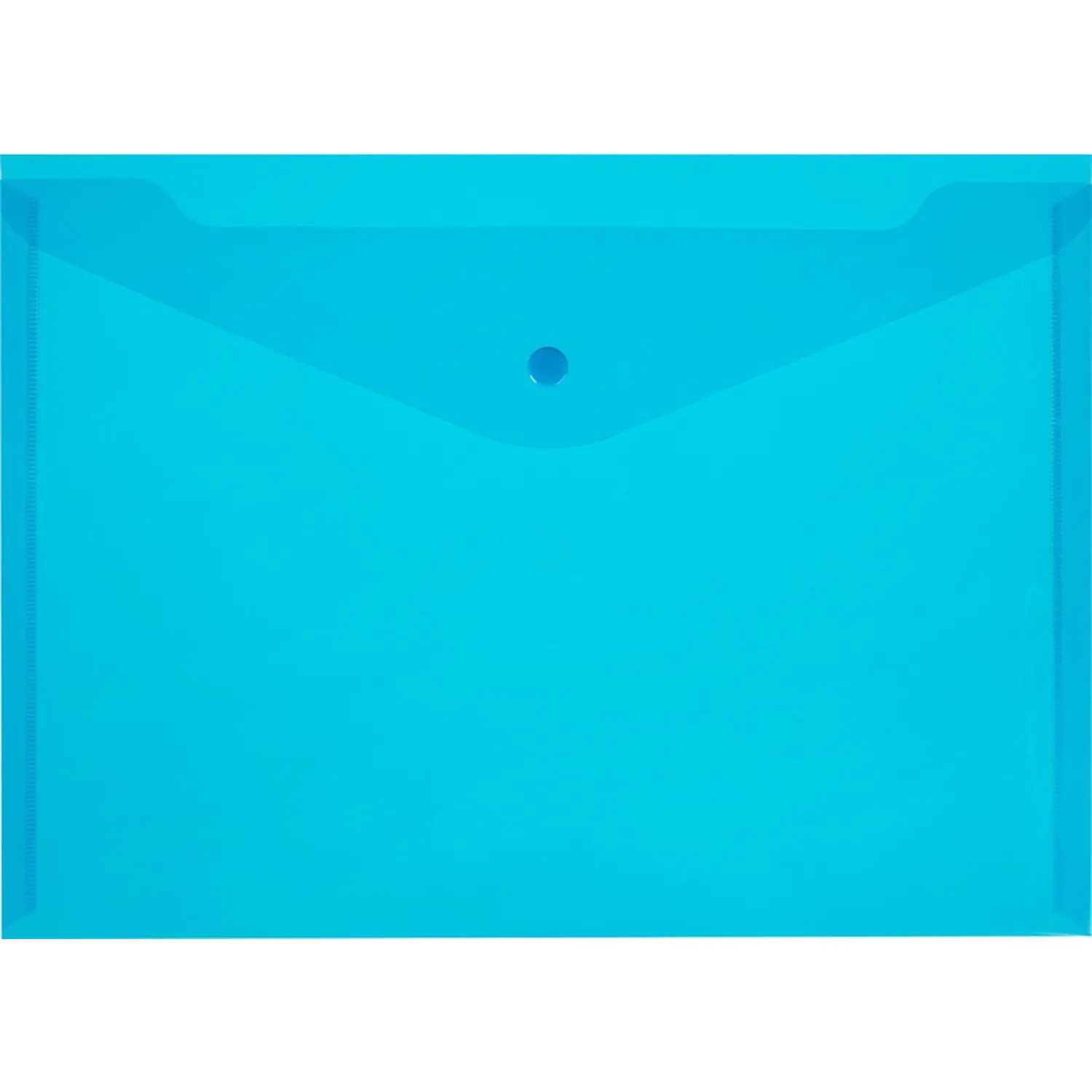 Папка-конверт на кнопке 150 Элементари, син.10шт/уп - фото 3