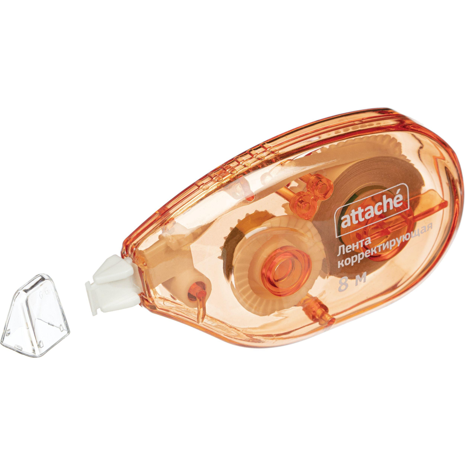 Корректирующая лента Attache 5ммх8м, боковая подача цвет корпуса в ассорт Корректирующая лента Attache 5ммх8м, боковая подача цвет корпуса в ассорт - фото 4