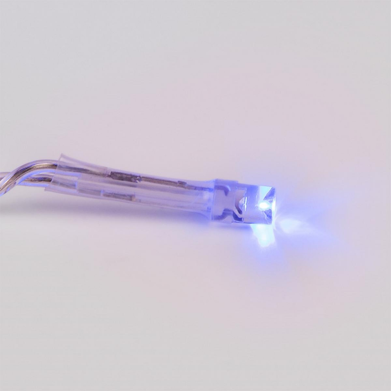 Гирлянда светодиодная Занавес 1,5x1 м, 96 LED, мерцание, Синий,  235-023 - фото 8
