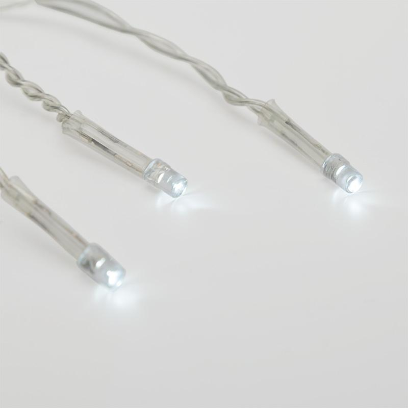Гирлянда светодиодная Дождь 2,5x2 м, 300 LED, мерцание, Белый 235-055 - фото 5